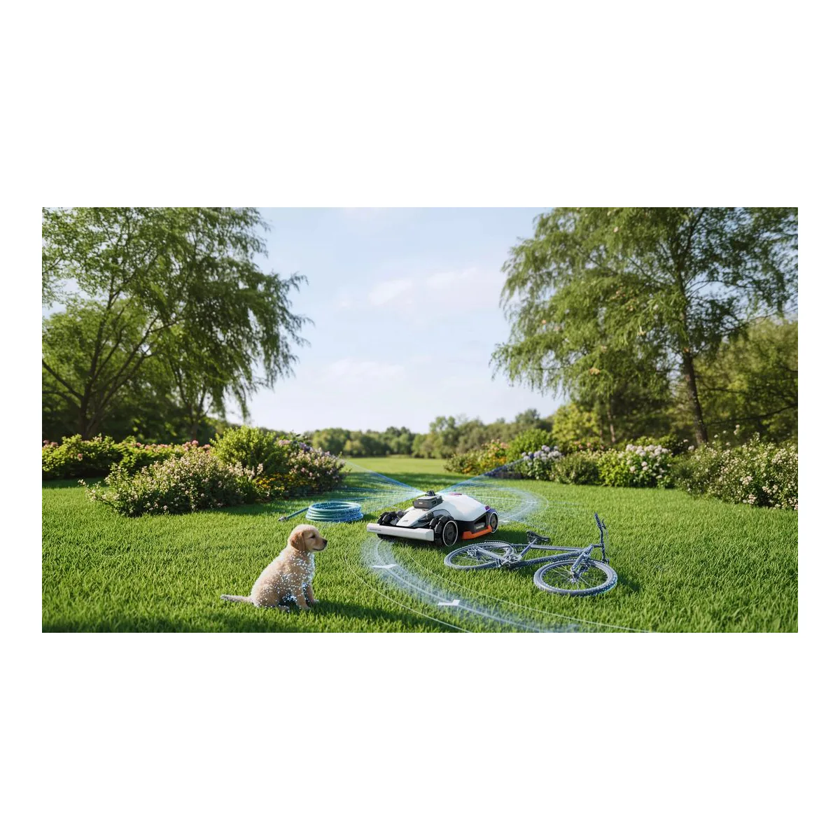 Mammotion LUBA 3 AWD 3000H robot lawn mower, the Tri-Fusion NetRTK rung between the 1500H and the 5000