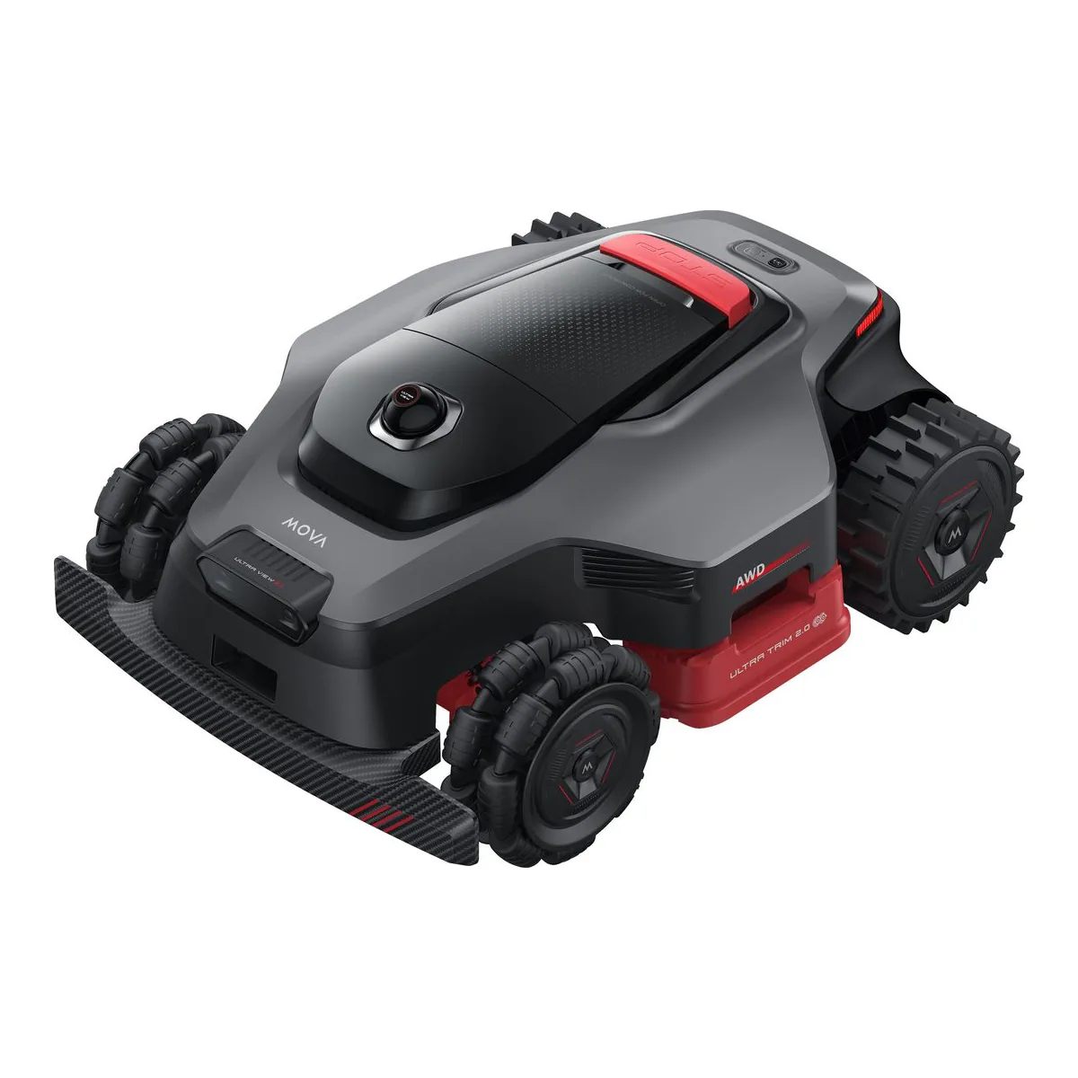 MOVA LiDAX Ultra 2000 AWD robot lawn mower with all wheel drive and dual camera vision